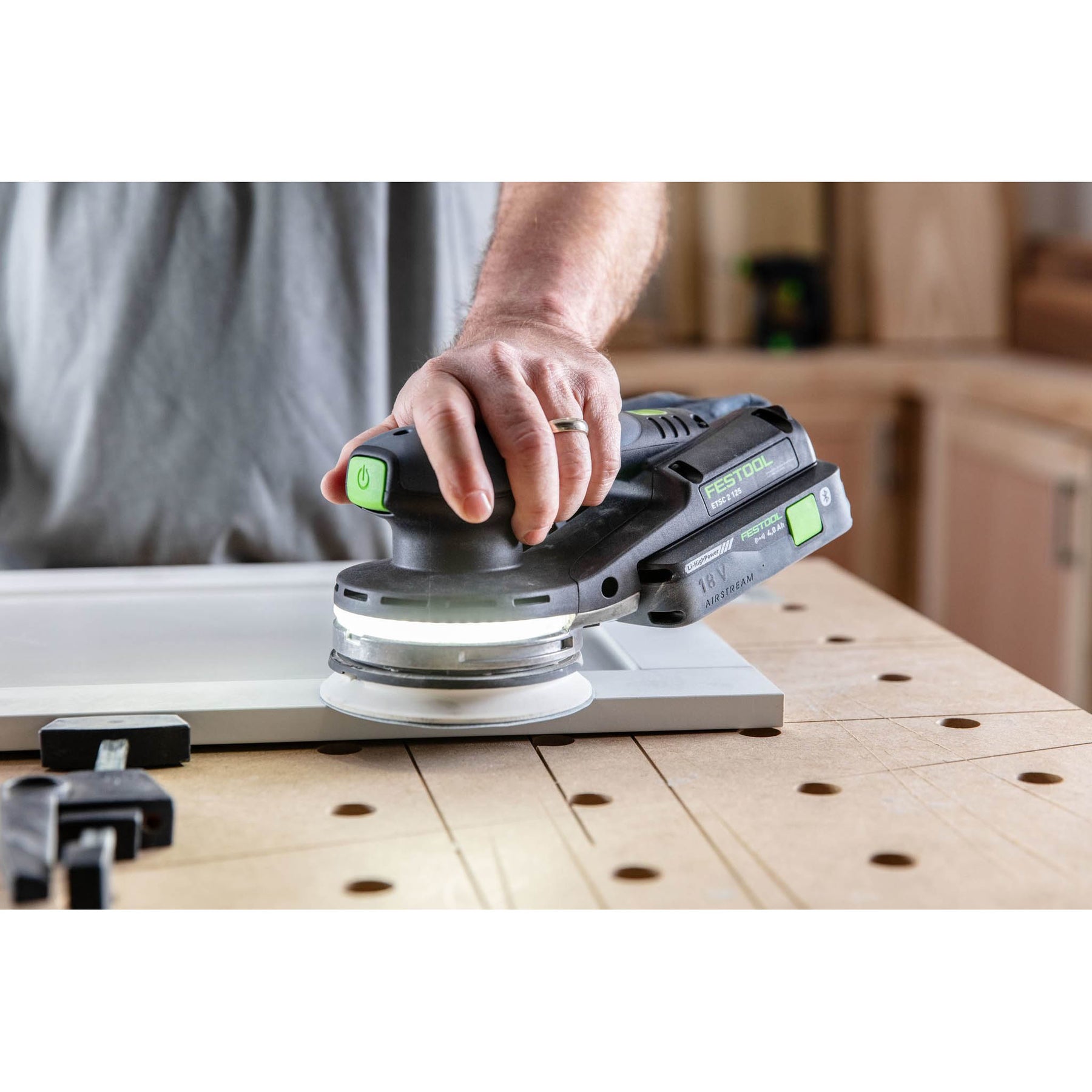 Festool Cordless Random Orbit Sander ETSC 2 125-Basic