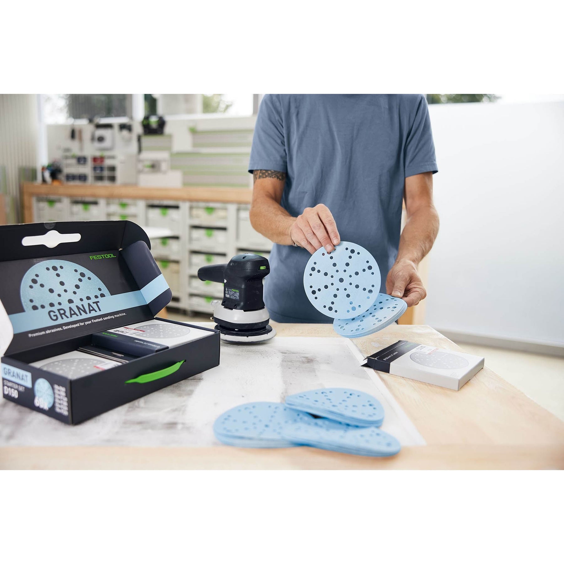 Festool Grit Abrasives Granat D150 GR-Set