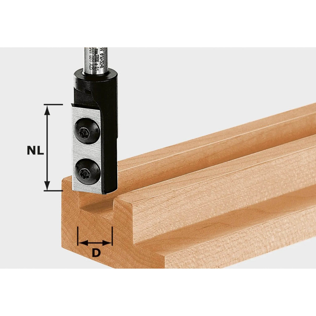 Festool Straight Bit HW HW S8 D8/20 WP Z1