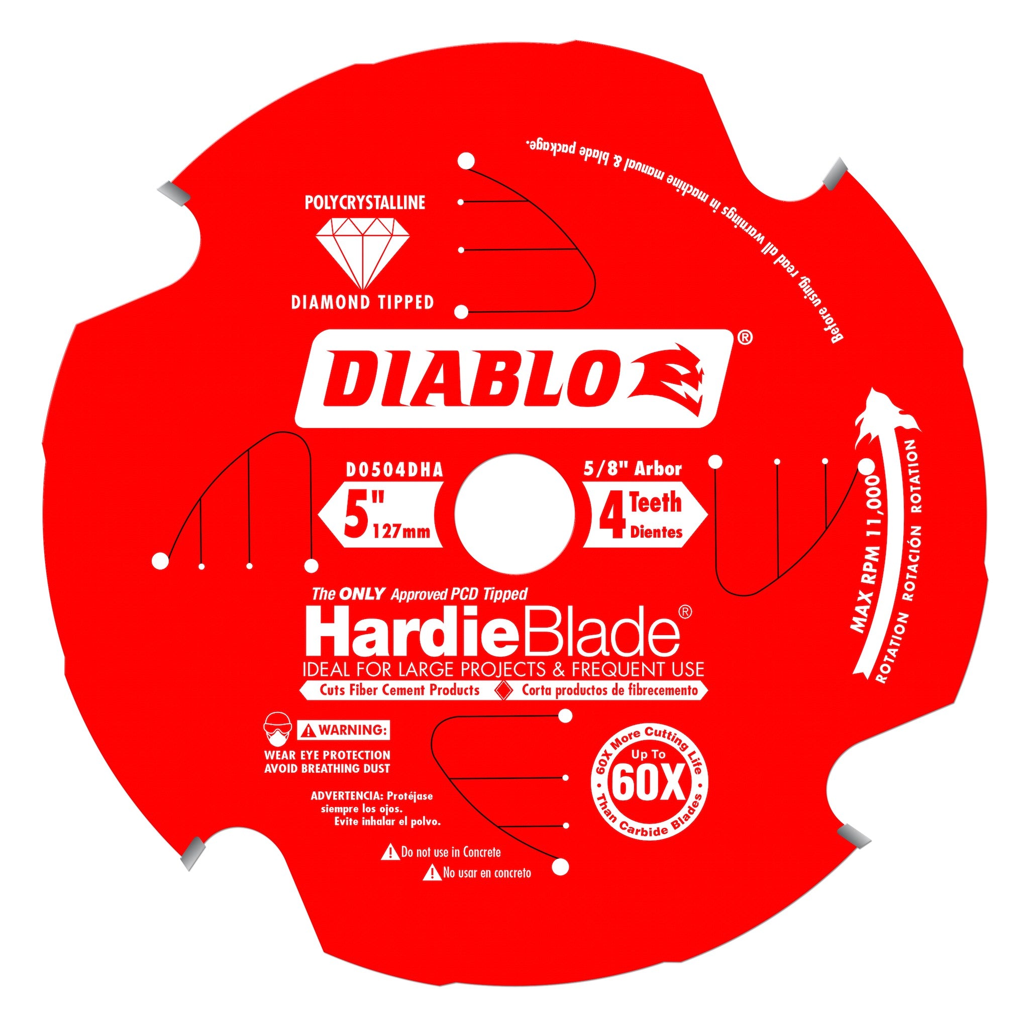 Diablo Fiber Cement HardieBlade - JMP Wood
