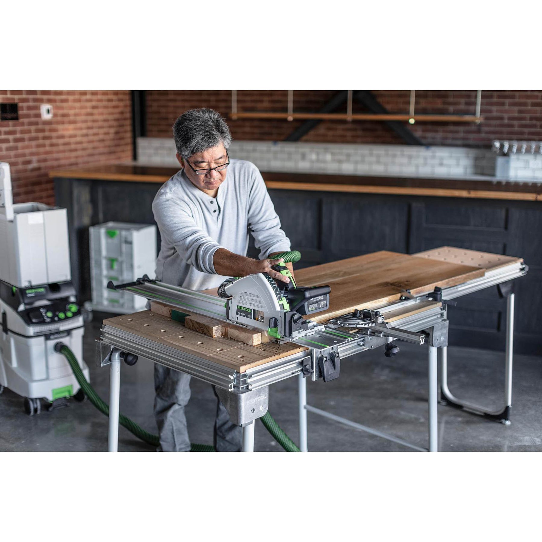 Festool Cordless Track Saw TSC 55 5,0 KEBI-F-Plus
