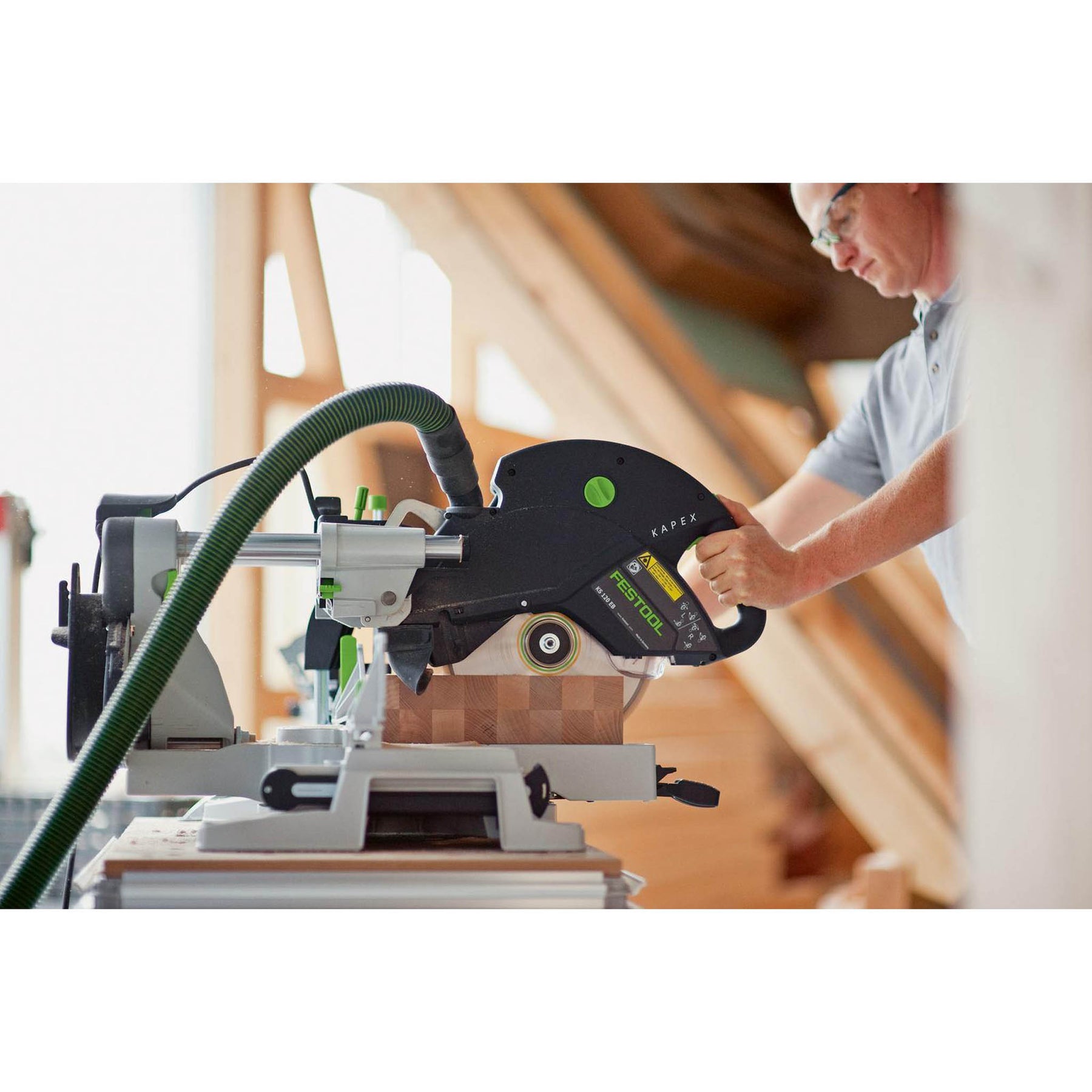 Festool Sliding Compound Miter Saw KAPEX KS 120 REB