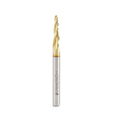 #option_HSS1304 - 3.6 Deg Tapered Angle Ball Tip x 1/8 Dia x 1/16 Radius x 1 x 1/4 Shank x 3 Inch Long x 3 Flute Up-Cut Spiral
