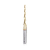 #option_HSS1306 - 1.0 Deg Tapered Angle Ball Tip x 1/8 Dia x 1/16 Radius x 1-1/2 x 1/4 Shank x 3 Inch Long x 3 Flute Up-Cut Spiral