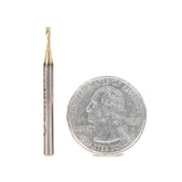 #option_HSS1712-Z - Spiral 'O' Single Flute 1/16 Dia x 1/4 x 1/8 Inch Shank Up-Cut ZrN Coated