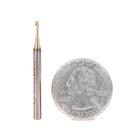 Amana Tool High Speed Steel (HSS) Single & Double Flute Aluminum Cutting Spiral Router Bits
