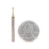 #option_HSS1712-Z - Spiral 'O' Single Flute 1/16 Dia x 1/4 x 1/8 Inch Shank Up-Cut ZrN Coated