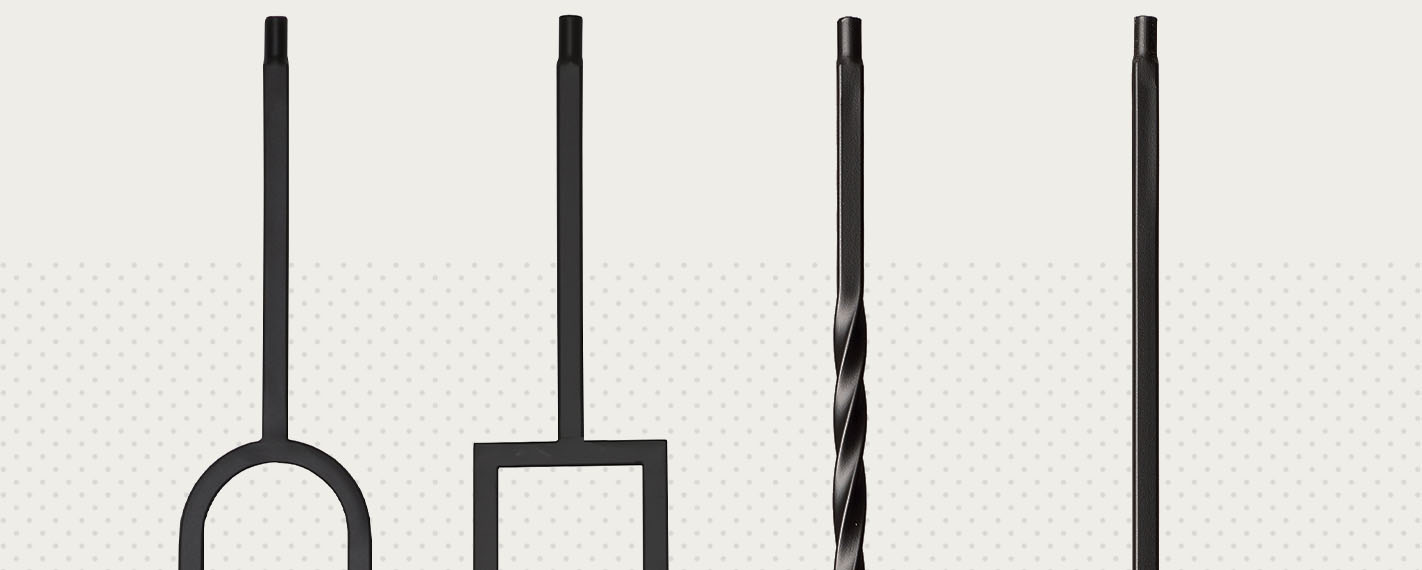 Square Iron Balusters - JMP Wood