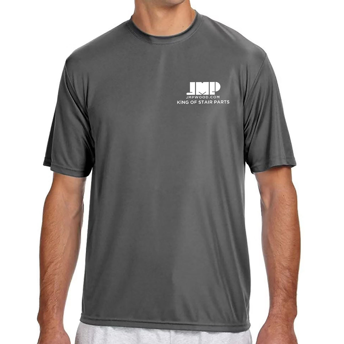 JMP Wood Moisture Wicking Polyester T-Shirt