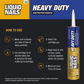 Liquid Nails Heavy Duty Construction Adhesive (10 oz.)