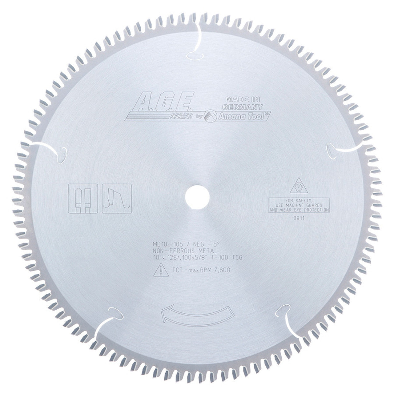 A.G.E. Non-Ferrous Metal Cutting Circular Saw Blades for Aluminum