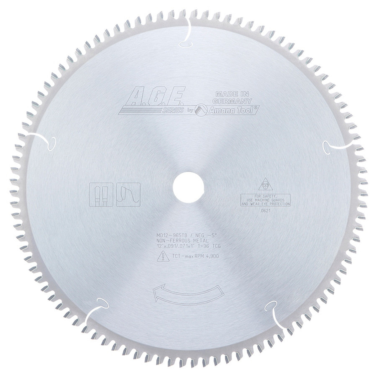 A.G.E. Non-Ferrous Metal Cutting Circular Saw Blades for Aluminum