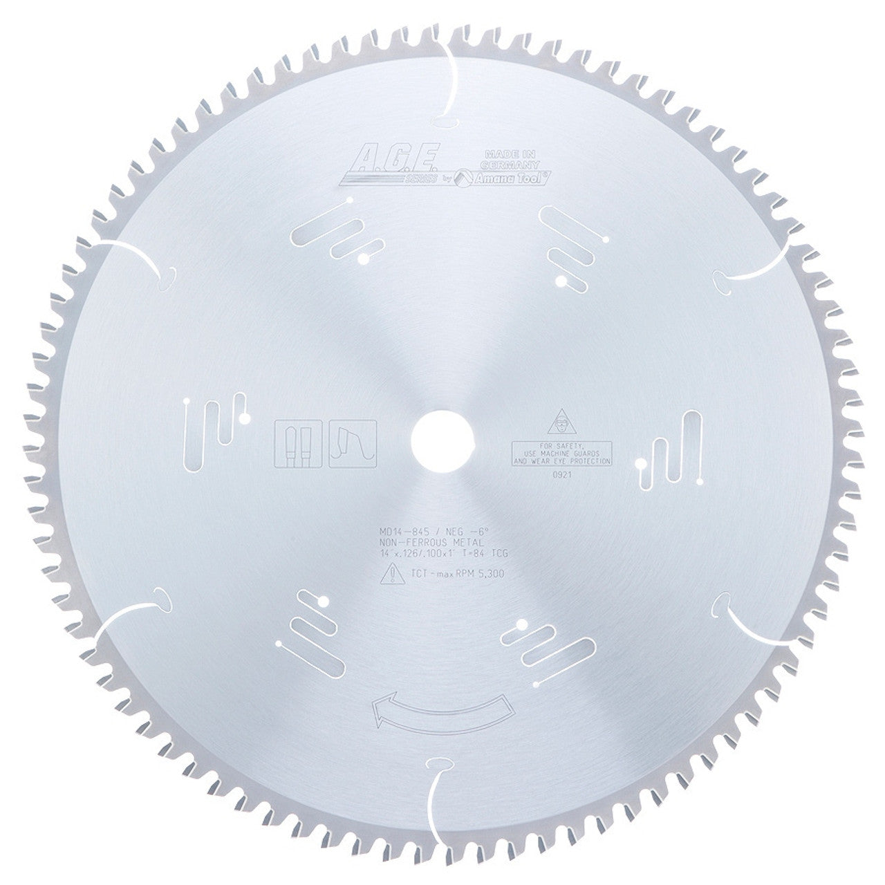 A.G.E. Non-Ferrous Metal Cutting Circular Saw Blades for Aluminum