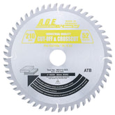 #option_MD210-523 - 210mm Dia x 52T ATB, 5 Deg, 30mm Bore, Fine Crosscut in Sheet Goods, Melamine, Fits TS 75 EQ