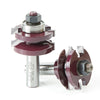 #option_MD362 Carbide Tipped 2-Piece Ogee Stile and Rail 1-5/8 Dia x 1 x 13/64 Radius x 1/2 Inch Shank Set