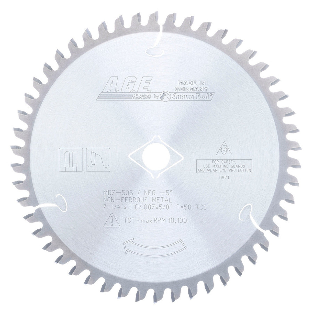A.G.E. Non-Ferrous Metal Cutting Circular Saw Blades for Aluminum