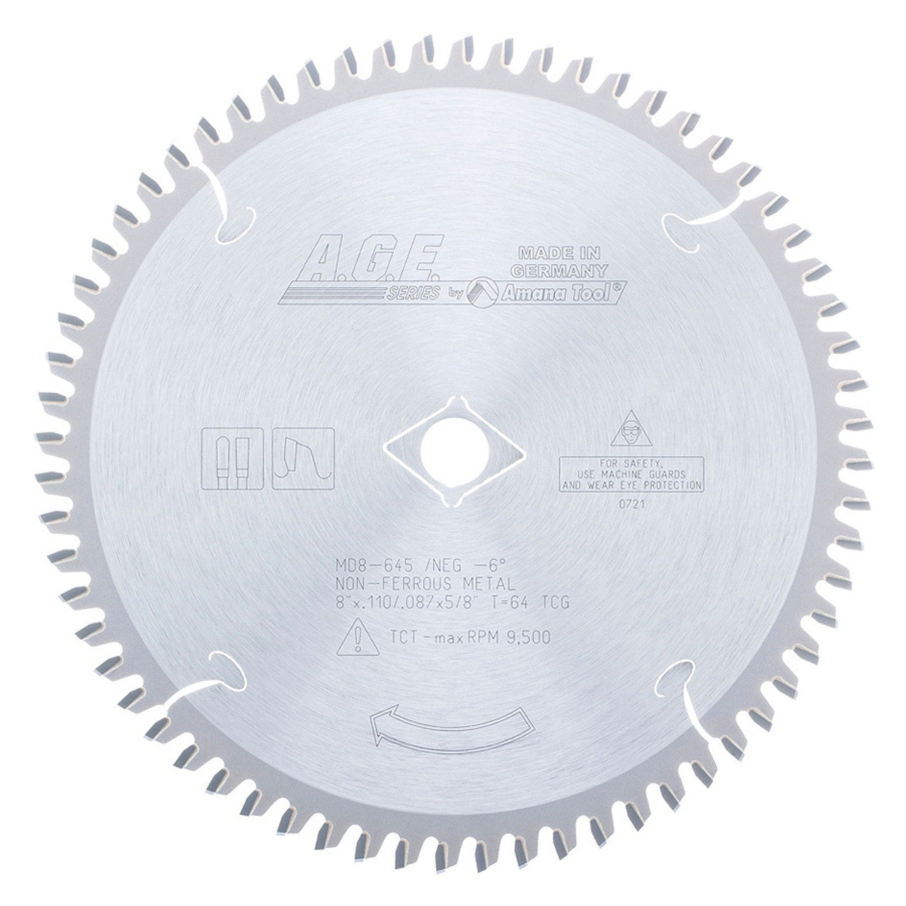 A.G.E. Non-Ferrous Metal Cutting Circular Saw Blades for Aluminum