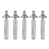 #option_MR0108-5 5 Pack Miniature Chamfer 45 Deg x 9/16 Dia x 1/4 x 1/4 Inch Shank w Mini 3/16 Dia Lower Ball Bearing