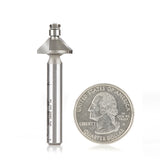 #option_MR0108 Miniature Chamfer 45 Deg x 9/16 Dia x 1/4 x 1/4 Inch Shank w Mini 3/16 Dia Lower Ball Bearing