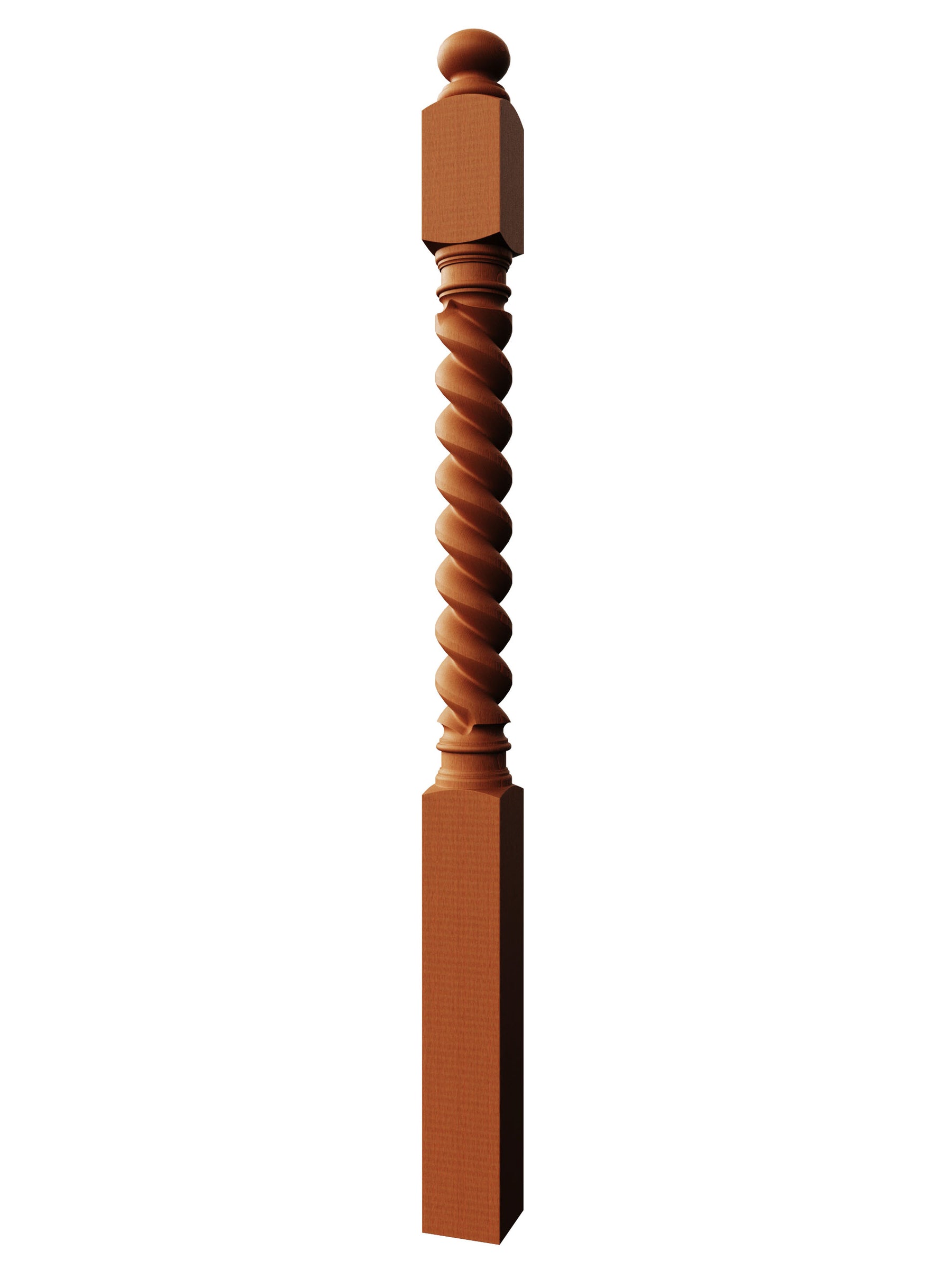 Napoleon Post to Post Newel (Barley Twist)