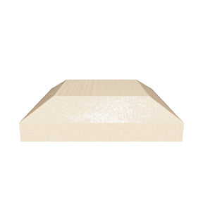 Newel Post Cap V - Chamfered Cap