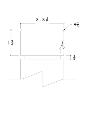 X Line Newel Post