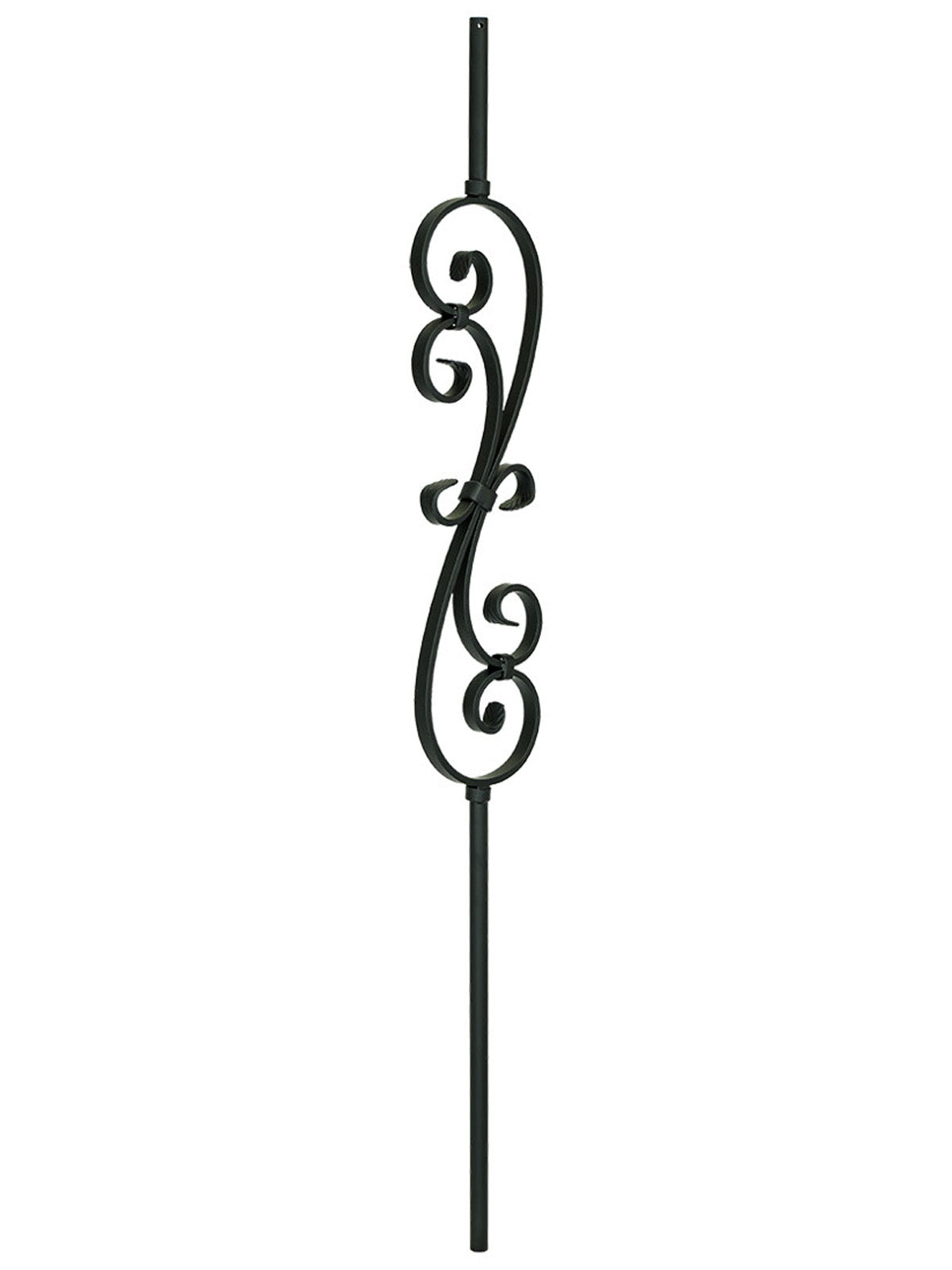 Iron Baluster 2GR56 - 5/8" Round - S Scroll