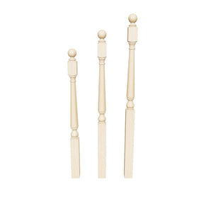 Colonial 4010BT Series Ball Top Newel Post (3")