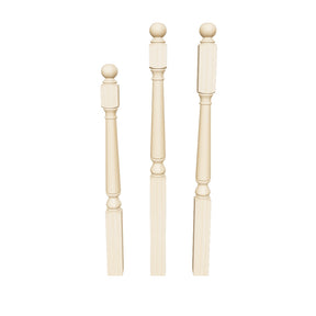 Colonial 4020BT Series Ball Top Newel Post (3-1/2")