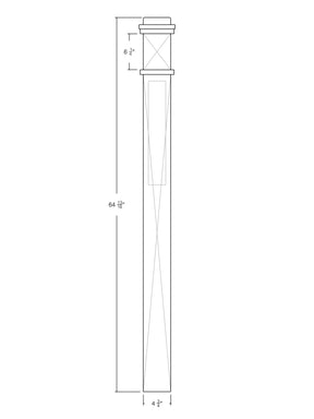 Box Newel 4375MP - Mission Panel (4-3/4")