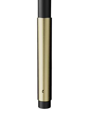 Iron Newel 4GR01BB - 1-3/16" Round (Brass Ornamentation)