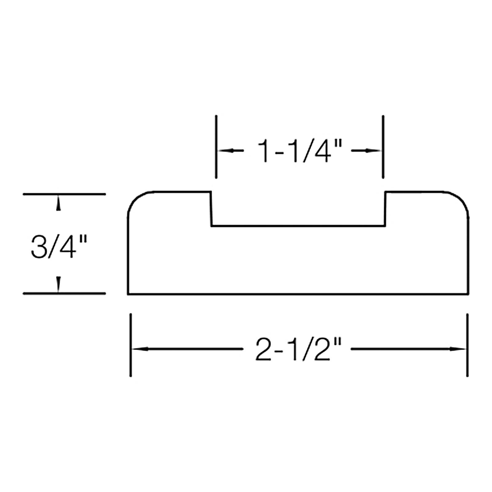 Shoe Rail 6000SR (1-1/4" Plow)