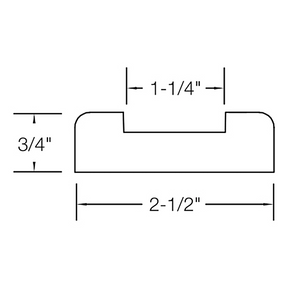 Shoe Rail 6000SR (1-1/4" Plow)