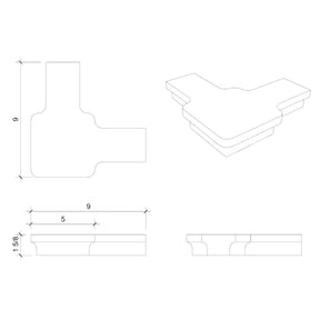 Fitting M8421 - Quarter Turn with Cap 90º