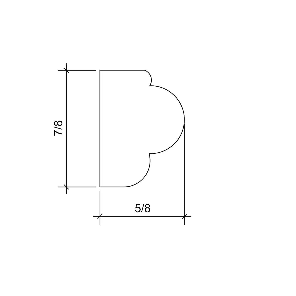 Moulding 7081