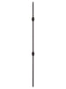 Iron Baluster 9007 - 1/2" Square - Double Knuckle
