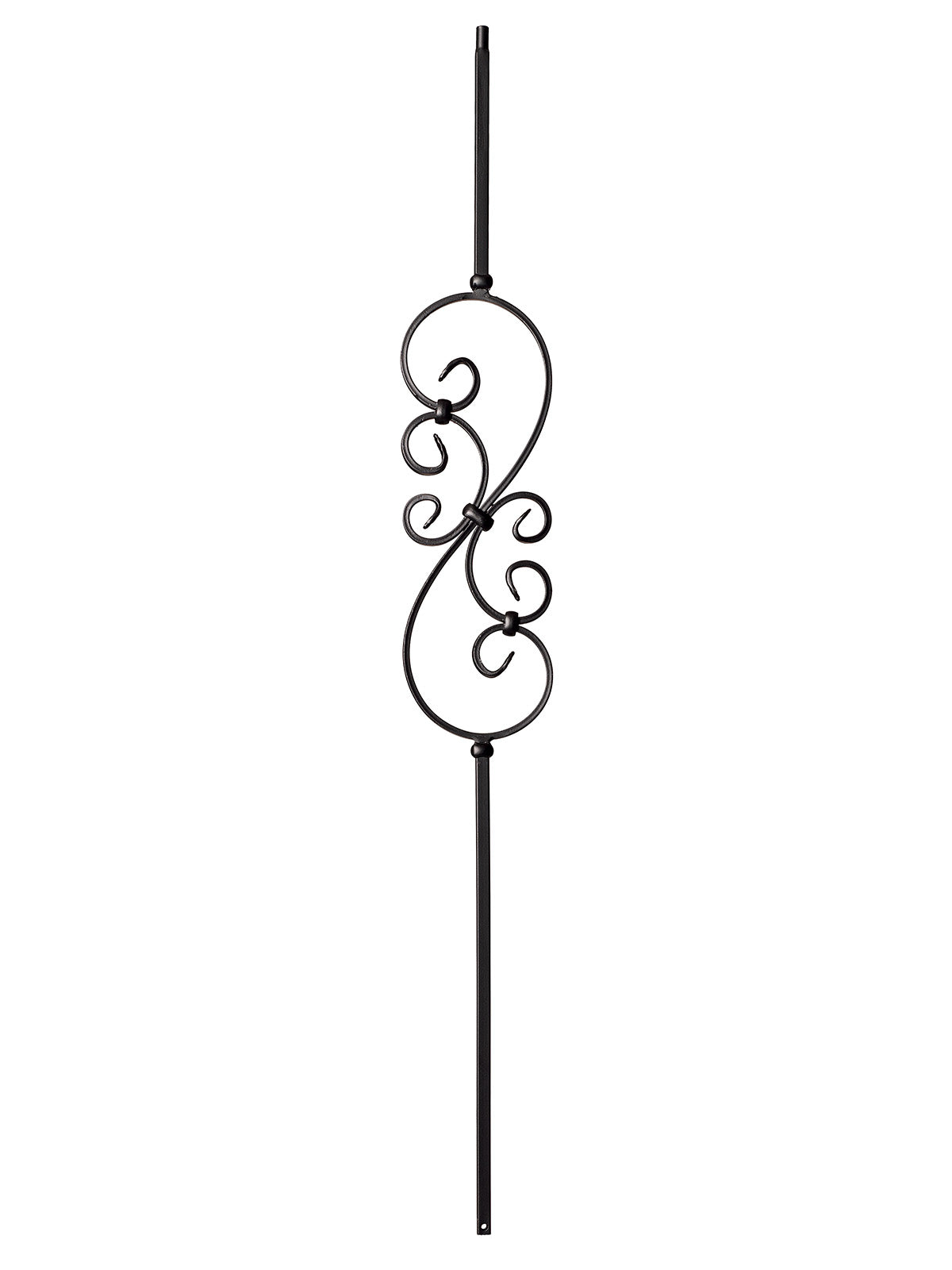 Iron Baluster 9008 - 1/2" Square - S Scroll