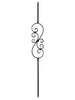Iron Baluster 9008 - 1/2" Square - S Scroll