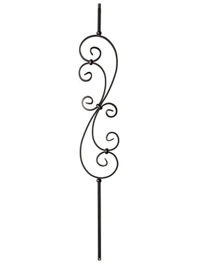 Iron Baluster 9009 - 1/2" Square - S Scroll