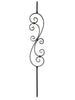 Iron Baluster 9009 - 1/2" Square - S Scroll