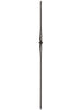 Iron Baluster 9017 - 9/16" Hammered - Gothic Single Knuckle