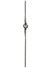Iron Baluster 9019 - 9/16" Hammered - Basket With Spoons