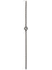 Iron Baluster 9027 - 9/16" Hammered Edge - Single Basket