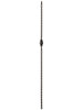 Iron Baluster 9032 - 9/16" Hammered Face - Single Ball