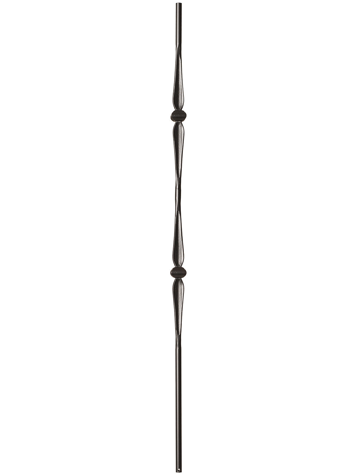 Iron Baluster 9070 - 9/16" Round - Double Knuckle Spoon