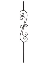 Iron Baluster 9081 - 1/2" Square - S Scroll Narrow