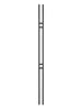 Iron Baluster 9087 - 1/2" Square - Double Square