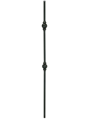 Iron Baluster 9523 - 5/8" Round - Double Ball