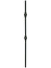 Iron Baluster 9523 - 5/8" Round - Double Ball