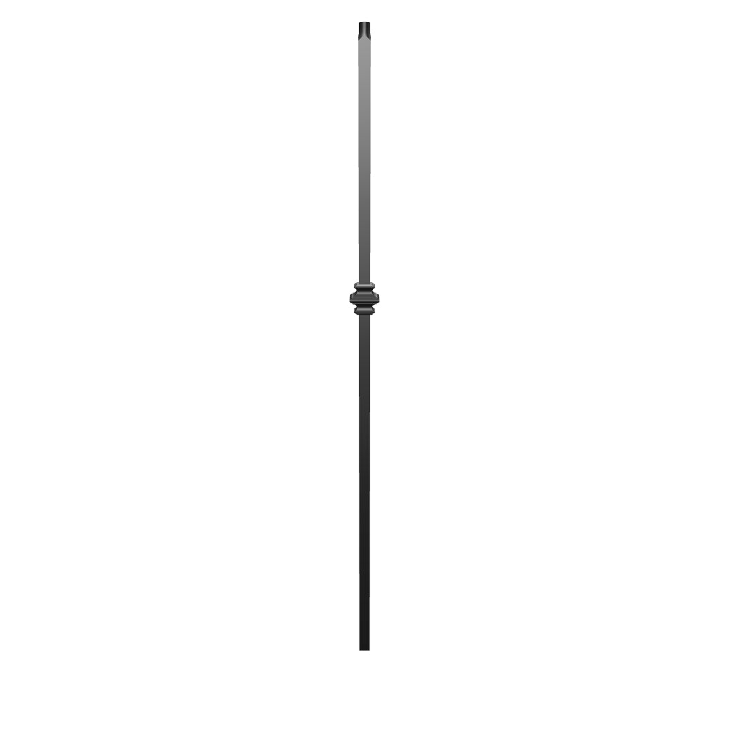 Mega Series Iron Baluster 9906 - 3/4" Square - Single Knuckle